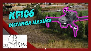 Drones económicos 2022 KF106 distancia máxima 🚁duración de batería 🚁 🎬 que pasa sin un control 🎬 [upl. by Nehttam859]