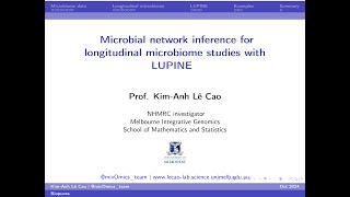 LUPINE microbial network inference for longitudinal microbiome studies [upl. by Anuhsal985]