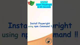 Playwright Tutorial  Install Playwright using npm Command [upl. by Karlise]