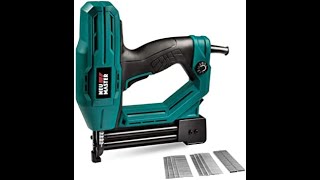 Review Electric Brad Nailer NEU MASTER NTC0040 Electric Nail GunStaple Gun [upl. by Maddox122]