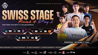 🔴LIVE  MLBB M6 World Championship  Swiss Stage Round 4 Day 2 [upl. by Lionello905]