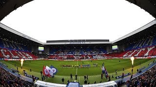 RANGERS 20 St Mirren  Union Bears March amp Display Footage [upl. by Baker]