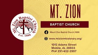 Mt Zion Baptist Church 1888 Live Stream 10202024 [upl. by O'Donovan]