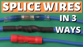 How to splice wires  how to solder how to crimp wire connectors [upl. by Jaela3]