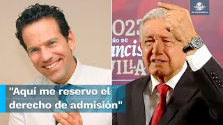 “No quiero verlo” AMLO rechaza ser entrevistado por Loret de Mola [upl. by Dahle]