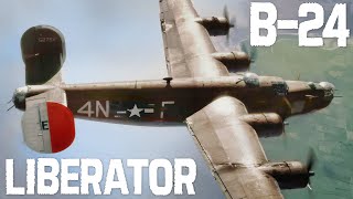 Consolidated B24 Liberator  Great American Aircraft  Upscaled [upl. by Travus]