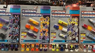 Transformers generation one complete Micromaster combiner collection battle construction metro astro [upl. by Eidnalem334]