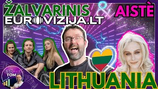 🇱🇹 Žalvarinis amp Aistè REACTION amp Analysis  EurovizijaLT SF2  Lithuania  Eurovision [upl. by Arval]