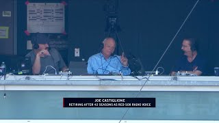 Joe Castiglione voice of the Boston Red Sox announces his retirement live on air  Full Video [upl. by Aninnaig]