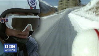 1976 JOHN NOAKES tries the CRESTA RUN  Blue Peter  Classic BBC clips  BBC Archive [upl. by Anahoj]