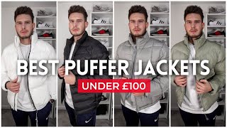 The BEST Puffer Jackets To Buy Under £100  Mens Jackets 2021 ASOS Weekday Bershka  More [upl. by Tzong774]