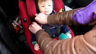 Vlog 07  Maxi Cosi AxissFix autostoel installeren en testen [upl. by Ryan]