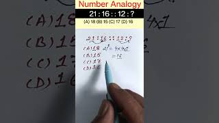 Number Analogy Reasoning Short Tricks  reasoning short tricks rrbntpcrrb ssccgl sscgd sscchsl [upl. by Ninnetta]