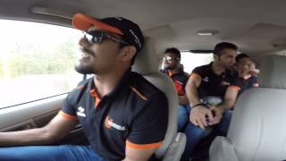 Pro Kabaddi 2 Diaries Rishanks Singing Skills [upl. by Winchester]