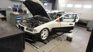 BMW E36 325i 3series Track Car  Dyno Run at Beek Auto Racing [upl. by Garnette]