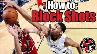 How to Block Shots  Become a Better Defender  Pro Training Basketball [upl. by Debby]