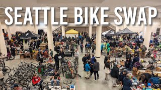 Seattle Bike Swap and EBike Demo  The Annual Community Bike Event by CascadeBicycleClub [upl. by Jennilee]