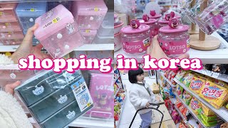 shopping in korea vlog 🇰🇷 stationery organizers haul 🌈 daiso disney collection 다이소 신상 [upl. by Godfry]