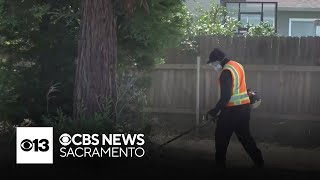 City responds on illegal encroachments in Sacramento neighborhood [upl. by Suiravad601]