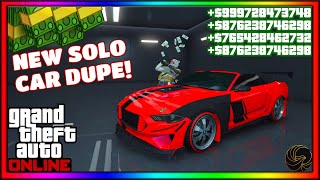 SOLO  NEW SUPER EASY GTA 5 ONLINE CAR DUPLICATION GLITCH  AFTER PATCH 168  PS5XBOXPC [upl. by Lajib143]