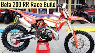 Race Bike Build  2022 Beta 200 RR 2Stroke Motorcycle Full Review amp Walk Around  Beta USA [upl. by Anirdua]