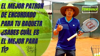 Patrones de encordado y cuerdas en la raqueta de tenis [upl. by Aikaj]