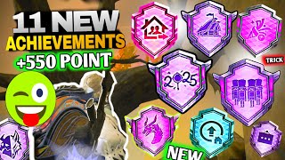 🔥 Top 11 New Achievements is Here 550 Points Party Creator Harvest Expert NEW BGMI Achievements [upl. by Pryce884]