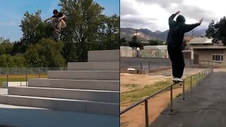 BIGGEST Stairs Gaps amp Rails  Best Of Skateboarding [upl. by Converse323]