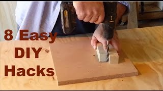 DIY Hacks  8 money saving handyman and woodworking hacks [upl. by Takken20]