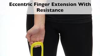 Eccentric Finger Extension With Resistance [upl. by Dnalra]