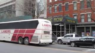 Lamers Bus at West 42nd Street and 9th Avenue [upl. by Landers]