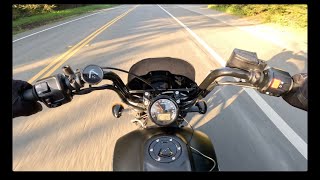 Sunrise ride but I messed up  Indian Scout  Pure sound POV [upl. by Earvin]