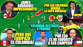 ¡IMPACTADOS PRENSA MUNDIAL SE RINDE GOLEADA DE COLOMBIA vs PANAMA ¡SERÁ EL CAMPEÓN DE AMERICA [upl. by Claudy]