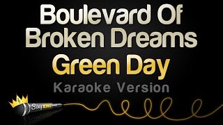 Green Day  Boulevard Of Broken Dreams Karaoke Version [upl. by Aicerg]