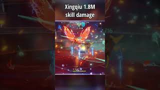 C6 Xingqiu 18 million skill damage genshinimpact xingqiu genshin abyss spiralabyss furina [upl. by Leis]