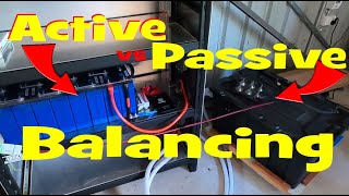 Parallel 48V battery banks high voltageSOC test Passive vs active cell balancing [upl. by Treblih570]