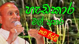 Hadakara Mal Athara  හැඩකාර මල් අතර  TM Jayaratne Official [upl. by Nereus]