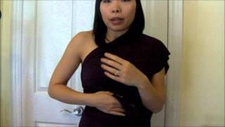 Ruched Victorias Secret VS MultiWay Dress One ShoulderHow To [upl. by Lezned924]