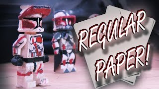 Decal LEGO Figures with PAPER [upl. by Nryhtak]