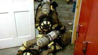 HQ Firefighter SCBA Training  Buddy Breathing  Rescue [upl. by Feenah710]