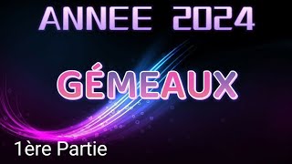 ♊ GÉMEAUX 💫 ANNÉE 2024 💫 Vous êtes imperturbables dans la relève dun défi ✨1ère partie ✨ [upl. by Ceevah]