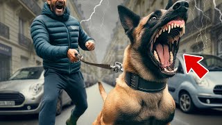 MALINOIS ATTAQUE TOUT  Chiens Voitures Vélos Joggers 🐶🚗🚴‍♂️🏃‍♂️ [upl. by Noj]