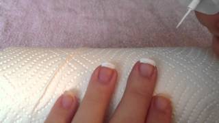 French Nails lackieren  Nagelpflege [upl. by Eiuqnimod]