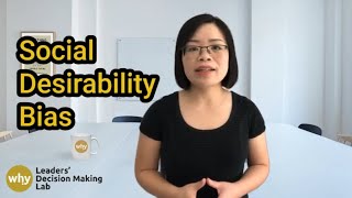 Social Desirability Bias How It Affects Honest Feedback and DecisionMaking [upl. by Cynara573]