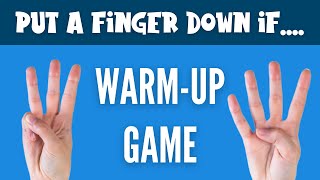 Put A Finger Down Game  Fun Ice Breaker Game [upl. by Refinnaej15]