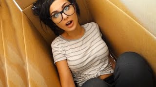 I Mailed Myself In A BOX amp IT WORKED  HUMAN MAIL CHALLENGE [upl. by Till]