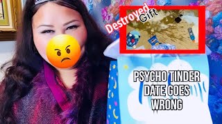 Psycho Tinder Date Goes horribly wrong on Valentine’s Day  Destroys Gift  Mc Donald’s Mukbang [upl. by Adnarym581]