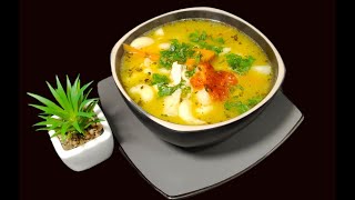 Prepara esta sopa de pollo de la abuela facil y saludable [upl. by Solracnauj]