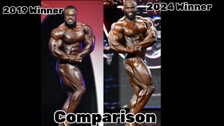 Brandon curry vs samson dauda 2019 vs 2024 mr olympia comparison  who will win Samson or brandon [upl. by Maryly]