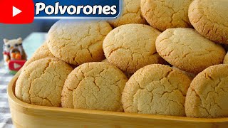 🔥POLVORONES CASEROS 36 piezas con 1 KILO de HARINA Dulce Hogar Recetas [upl. by Arehahs]